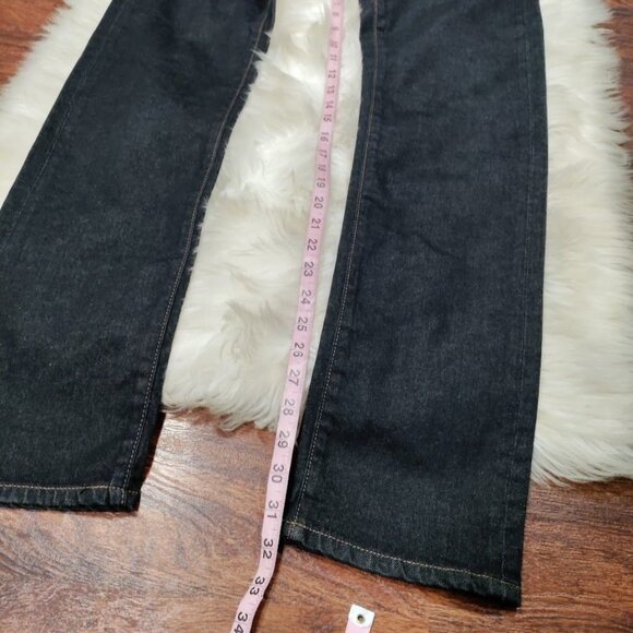 Armani Exchange J13 Slim Fit Mid Rise Denim Straight Jeans Black Mens Size 30 - Picture 9 of 10